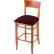 Holland Bar Stool 3160 30" Bar Stool, Canter Bordeaux Seat, Medium Finish
