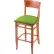 Holland Bar Stool 3160 30" Bar Stool, Canter Kiwi Green Seat, Medium Finish