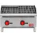 Iron Range 24 Countertop Radiant Charbroiler, Natural Gas, Stainless Steel, 2 Burners