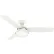 Hunter Fan 52" Sentinel Ceiling Fan with Light and Handheld Remote 59169 - Fresh White