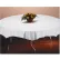 Hoffmaster® Octy Round Tissue/Poly Table Cover, 82" Dia., White, 25/Carton