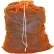 Mesh Bag W/ Drawstring Closure, Orange, 18x24, Medium Weight - Pkg Qty 12