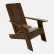 Highwood® Italica Modern Adirondack Chair, Weathered Acorn