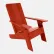 Highwood® Italica Modern Adirondack Chair, Rustic Red