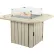 Highwood® Oasis Fire Pit Table, 40"L x 40"W x 30-1/2"H, Whitewash