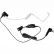 Motorola   HKLN4601 1-Wire Surveillance Earpiece with In-line Clip PTT Mic