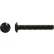 4-40 x 3/8" Button Socket Cap Screw - Steel - Black Oxide - UNC - Pkg of 100 - Holo-Krome 64004