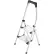 Hailo K95 LivingStep 2-Step Aluminum Folding Step Ladder with Soft Grip Base, 330 lb. Capacity