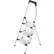 Hailo K95 LivingStep 3-Step Aluminum Folding Step Ladder with Soft Grip Base, 330 lb. Capacity