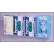 Horizon Mfg. "Space Saver" Quadruple Front Dispensing Exam Glove Rack, 8"H x 27"W x 4-1/2"D