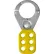 Horizon Mfg. Lockout Tagout Hasp, 5513, Standard Style, 1-1/2" Opening, Yellow - Pkg Qty 12