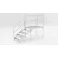 EZ-ACCESS® Fortress OSHA Stair System w/ Platform, 108"L x 40-13/16"W, 29"- 42-1/2"H Adjustable