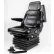 Concentric™ 330 Series Full Adjustable Seat with Arm Rests & Suspension, Vinyl, Black