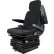 Concentric™ 330 Series Full Adjustable Seat with Arm Rests & Suspension, Fabric, Black