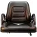 Concentric™ 355 Series Universal Fold-Down Back Seat w/ Operator Presence Switch, Vinyl, Black