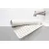 Hospitality 1 Source Large Rubber Bath Mat, 16" x 28", White - Pkg Qty 24