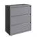 Hirsh Industries® 36"W 3 Drawer Lateral File Cabinet, Arctic Silver