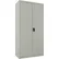 Hirsh Industries® Janitorial Cabinet, 18"D x 36"W x 72"H, Assembled, Light Gray