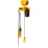 Harrington® EM Mini Electric Chain Hoist with Push Trolley, 250 lb. Capacity, 10' Lift, 460V