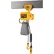 NER Electric Chain Hoist w/ Push Trolley - 1-1/2 Ton, 10' Lift, 18 ft/min, 460V