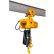 Harrington SNER 1/2 Ton, Electric Chain Hoist W/ Push Trolley, 10' Lift, 15 FPM, 115V