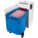 HSM® Pure 740 Max 22 Sheet, Cross-Cut Large Scale Mobile Shredder, 63.4 Gal. Capacity