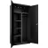 Hirsh® All-Welded Combo Wardrobe Cabinet, 36"W x 18"D x 72"H, Black