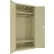 Hirsh® All-Welded Wardrobe Cabinet, 36"W x 18"D x 72"H, Putty