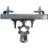 Hubbell End Clamp W/ S Beam Support, 6-1/2"L x 5"W, Gray