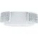 Compass Lighting LED Emergency Light w/Remote Cap, Square Heads, White, Damp location