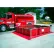 Husky Aluminum Frame Folding Tank ALF-500 - 22 Oz. Thickness 72"L x 72"W x 29"H 500 Gallon Orange