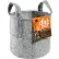Hydrofarm HGDB5 Hydroponic Dirt Pot Flexible Portable Planter with Handles, 5 Gallons , Grey