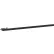 Treston M72 Power Rail with 10 Outlets & 8'L Cord, 15 Amp, 125 Volts, 70-7/16"W, Black