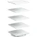 Treston ESD Turntable Cabinets, 27-9/16"W x 27-9/16"D x 66-1/8"H, White