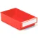 Treston Storage Bins, 11-13/16"L x 7-5/16"W x 3-1/4"H, Red, Pack of 15