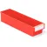 Treston Storage Bins, 19-11/16"L x 5-3/16"W x 3-15/16"H, Red, Pack of 20