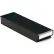 Treston ESD Storage Bin, Label with Shield, 7-5/16"W x 23-5/8"L x 3-1/4"H, Black, 15/Case