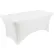 Iceberg Stretch Fabric Table Cover, 6', White