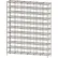 Metro® Gowning Room Bootie & Shoe Rack, 60-1/2"L x 14-3/4"W x 74-1/2"H, Silver