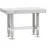 Metro® Gowning Bench with 4 Legs, 24"W x 12"D x 18"H, Silver
