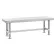 Metro® Gowning Bench with 4 Legs, 48"W x 16"D x 18"H, Silver