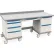 Starsys® Mobile Workcenter, 73"W x 28-5/8"D x 34-1/2"H, 7 Drawers, Taupe