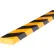 Knuffi Surface Bumper Guard, Type D, 39-3/8"L x 2"W, Yellow/Black, 60-6732
