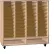 Ironwood Mfg. FS Series - 100 Open Folio Music Storage Cabinet - Maple