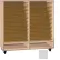 Ironwood Mfg. FS Series - 50 Open Folio Music Storage Cabinet - Folkstone