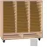 Ironwood Mfg. FS Series - 75 Open Folio Music Storage Cabinet - Castus Star