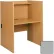 Study/Computer Carrel Base - 36"W x 29-7/8"D x 48-1/8"H Gray