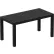 Siesta Ocean Rectangle Resin Coffee Table, Black