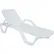 Siesta Havana Sunrise Pool Chaise Lounge with Arms, White - Pkg Qty 4