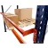 Global Industrial™ Teardrop Pallet Rack Backstop, 96" Length, 4" Offset